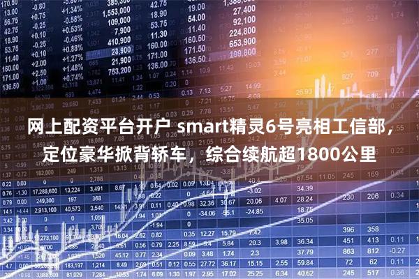 网上配资平台开户 smart精灵6号亮相工信部，定位豪华掀背轿车，综合续航超1800公里